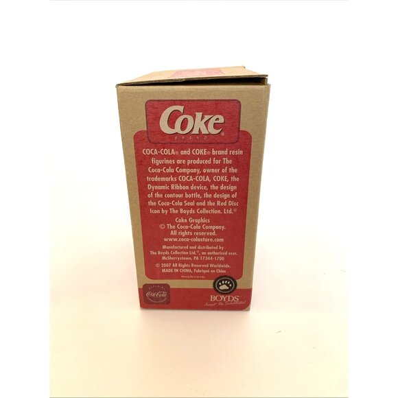 2007 Coca-Cola Boyds Bears Deborah Have a Coke & Smile Figurine 1st Ed 919986 - Picture 13 of 14